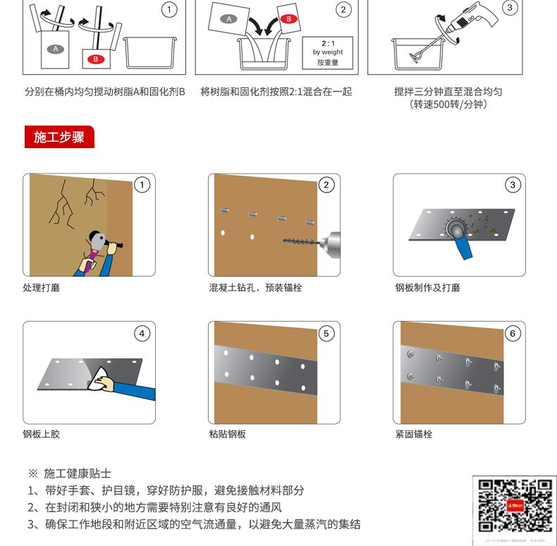 包钢襄州粘钢加固施工过程